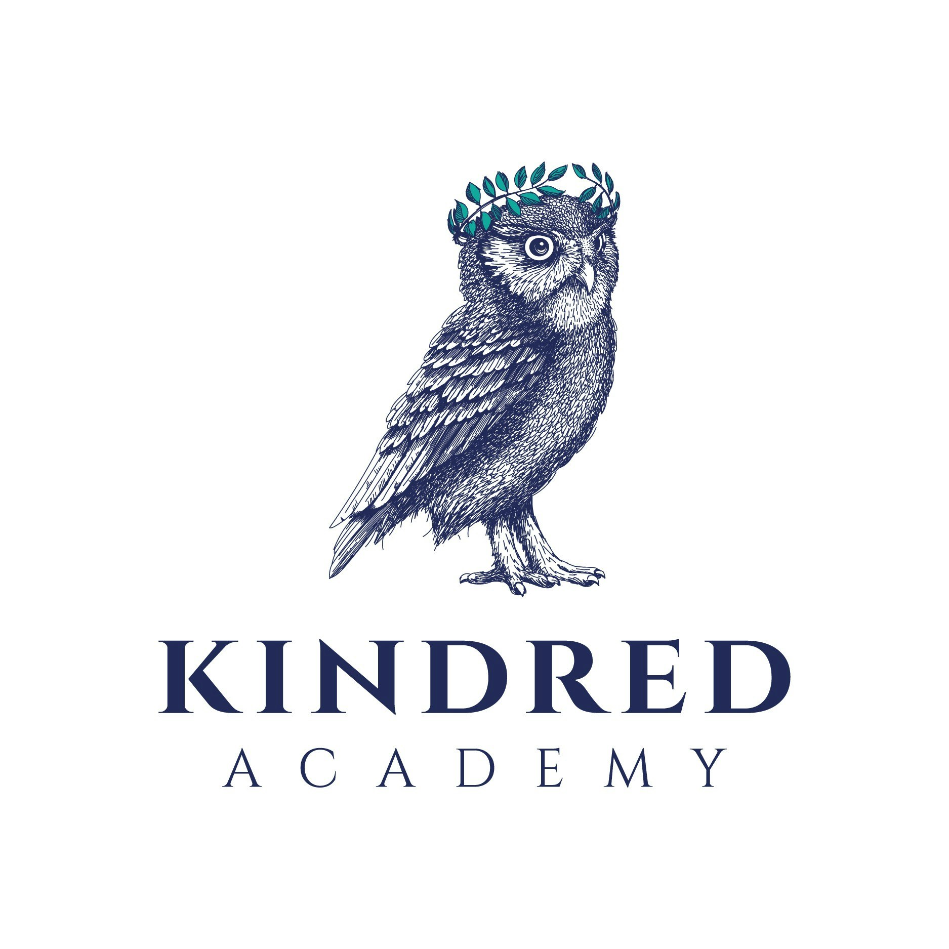 Logotipo del búho de la academia Kindred