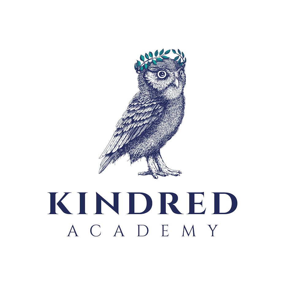 Kindred academy owl logo