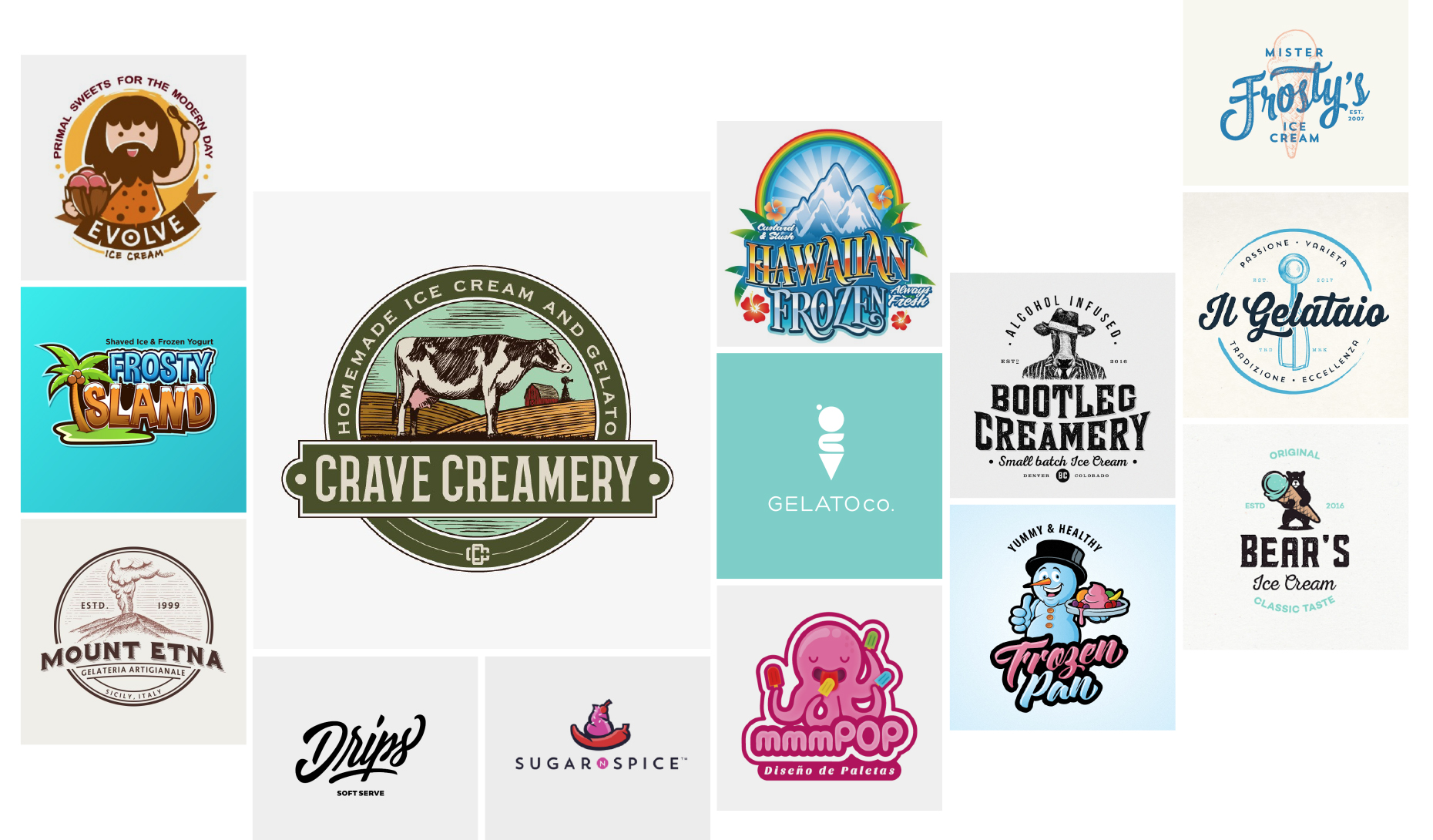 Ice Cream Logo Graphics, Designs & Templates | GraphicRiver