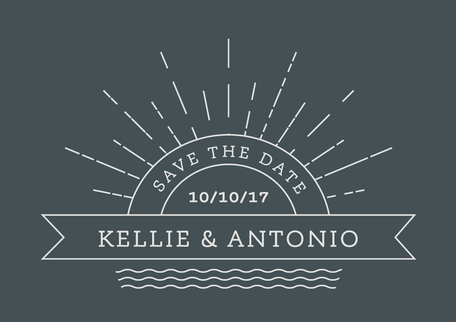 line art wedding logo