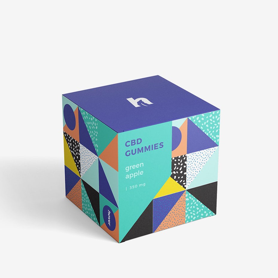 types of graphic design example: packaging box design