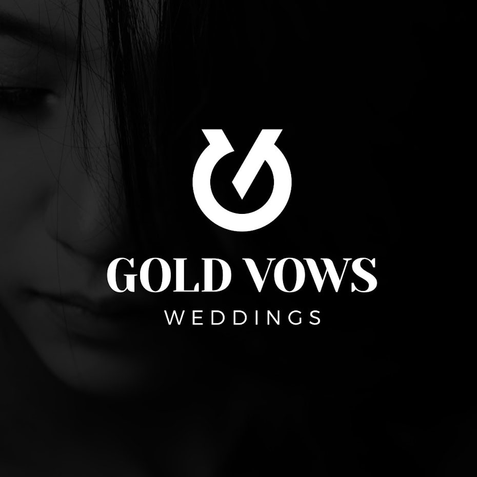 Modern wedding logo