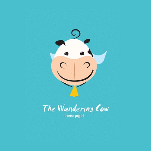 Modern ice cream logo