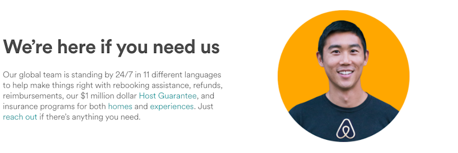 Airbnb team rep