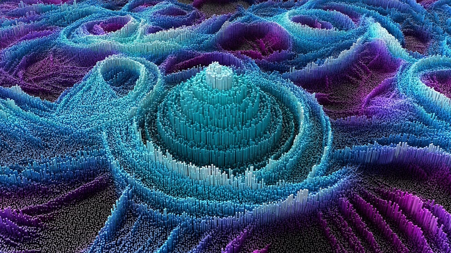 3d abstract spiral