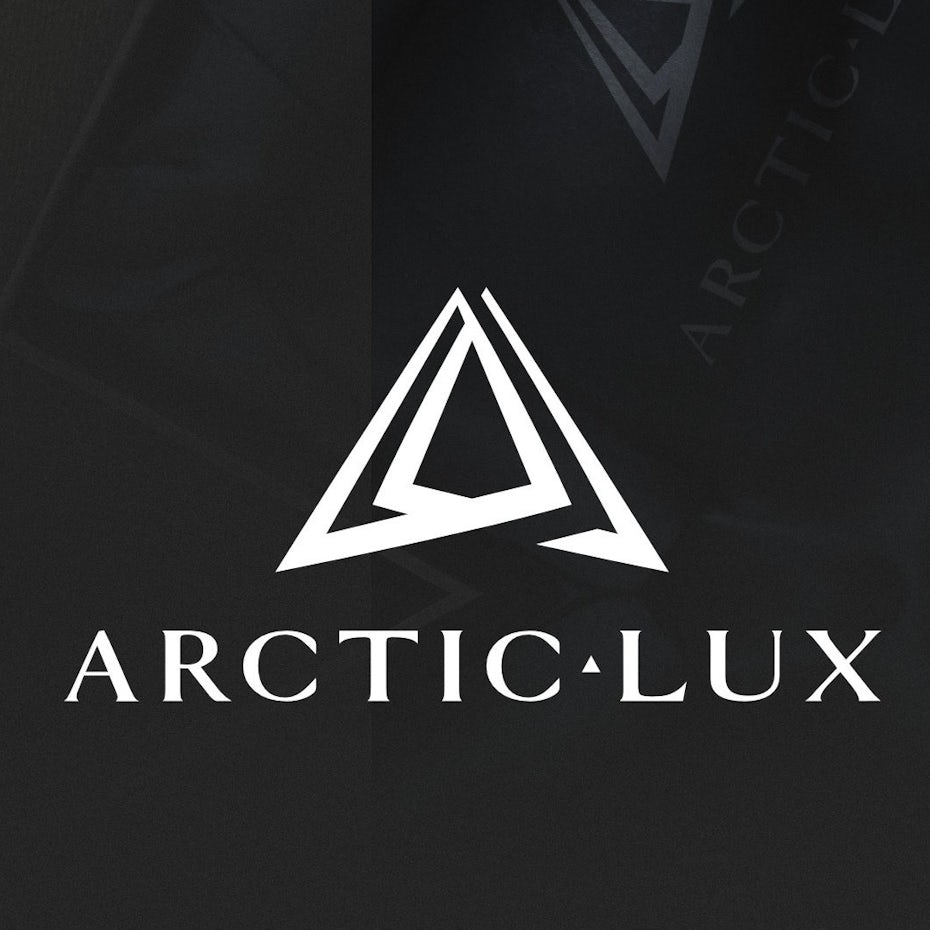 A mountainous logo