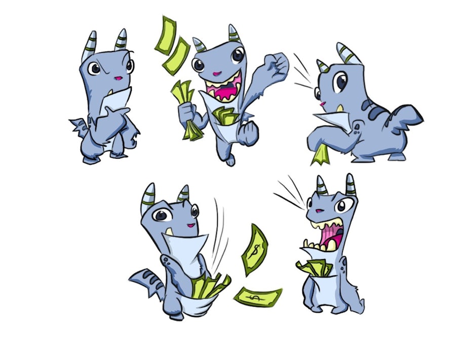 Money mascot