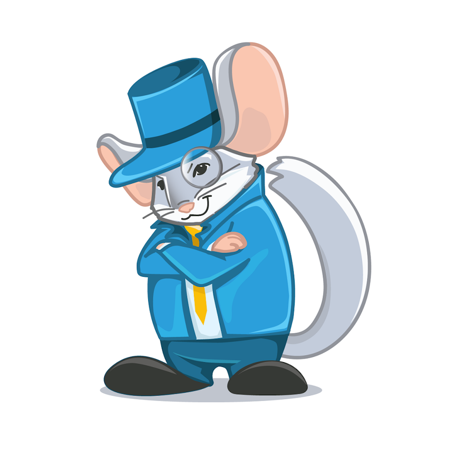 chinchilla character in a suit