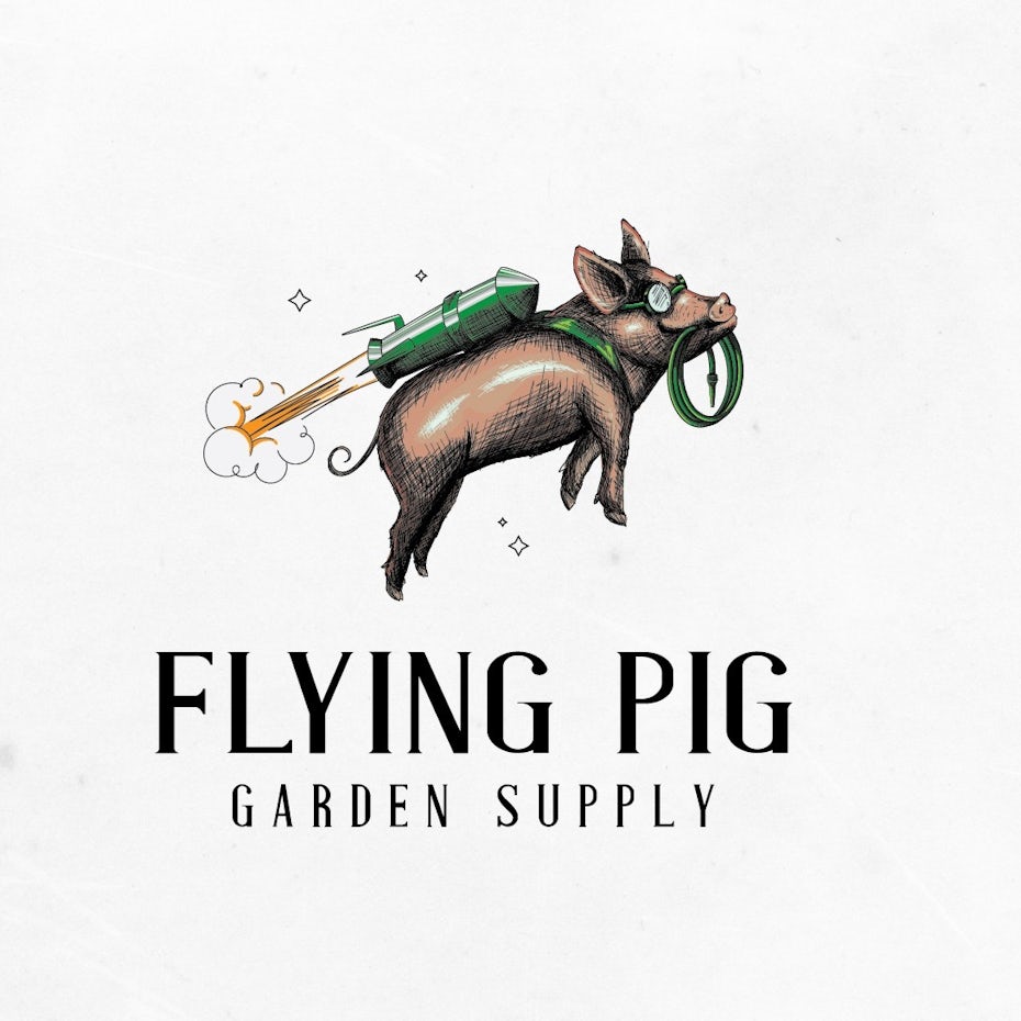 flying pig logo
