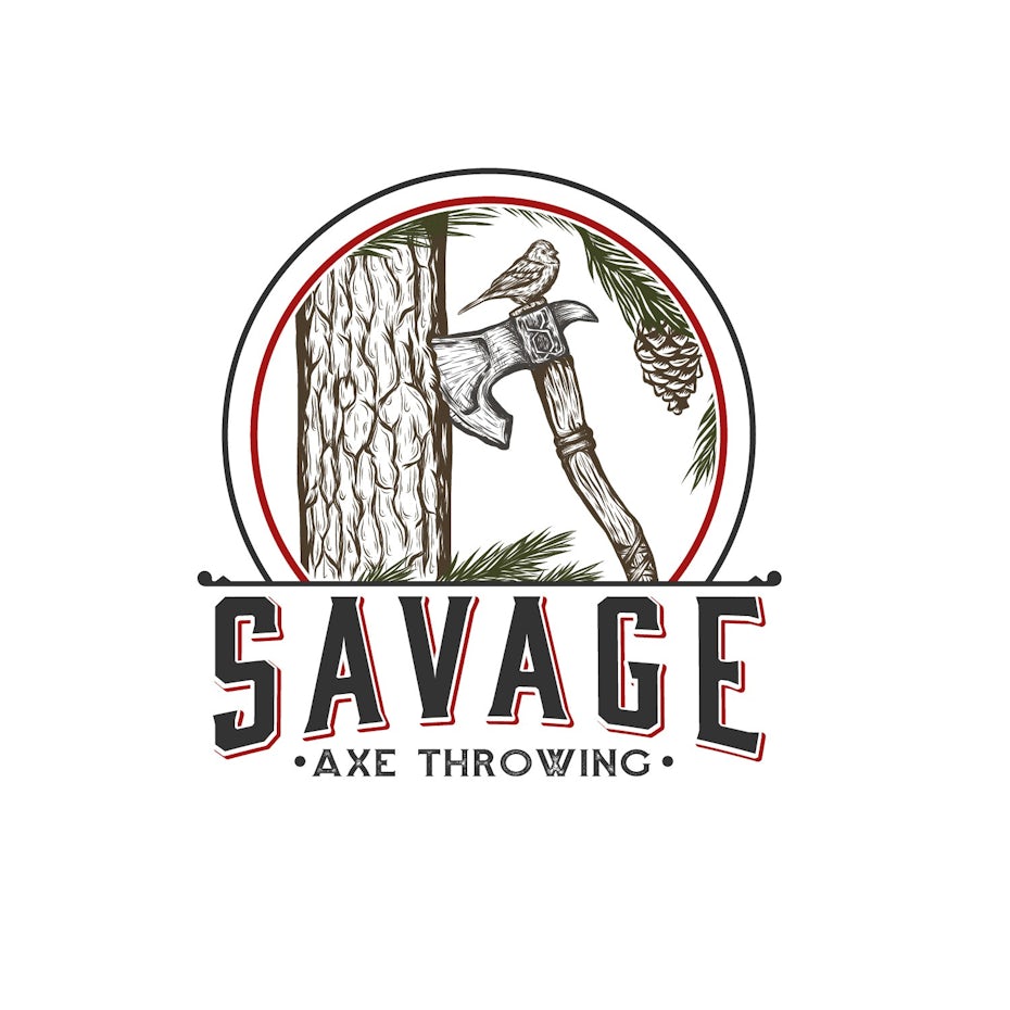 Savage Ax Throwing logo