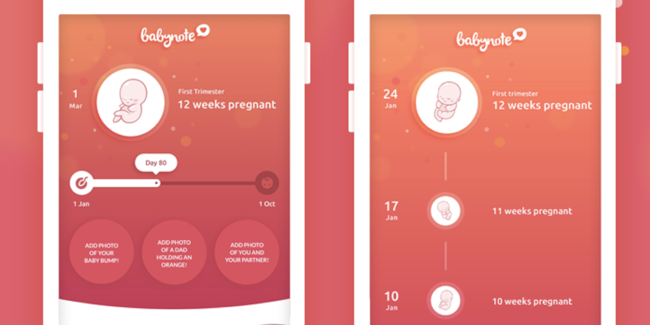 Babynote app