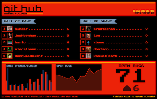 GitHub Survivor screenshot