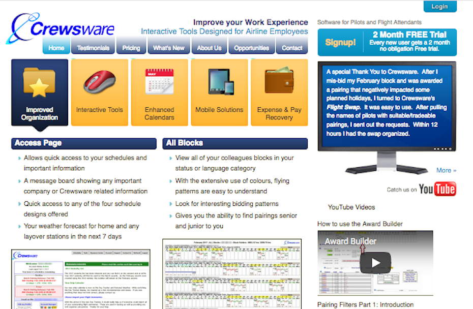 Crewsware Software，Inc。网站