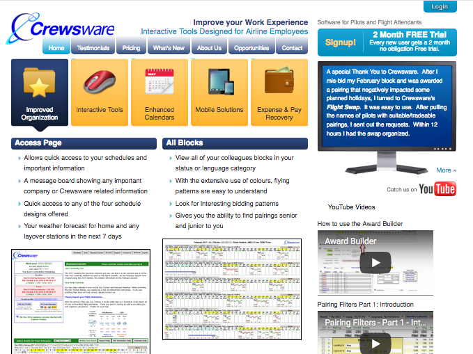 Crewsware Software, Inc. website