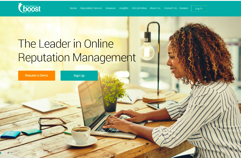 ReviewBoost website redesign