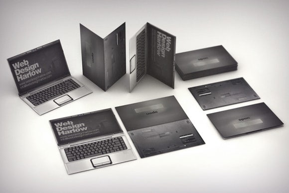Web design 3d business card