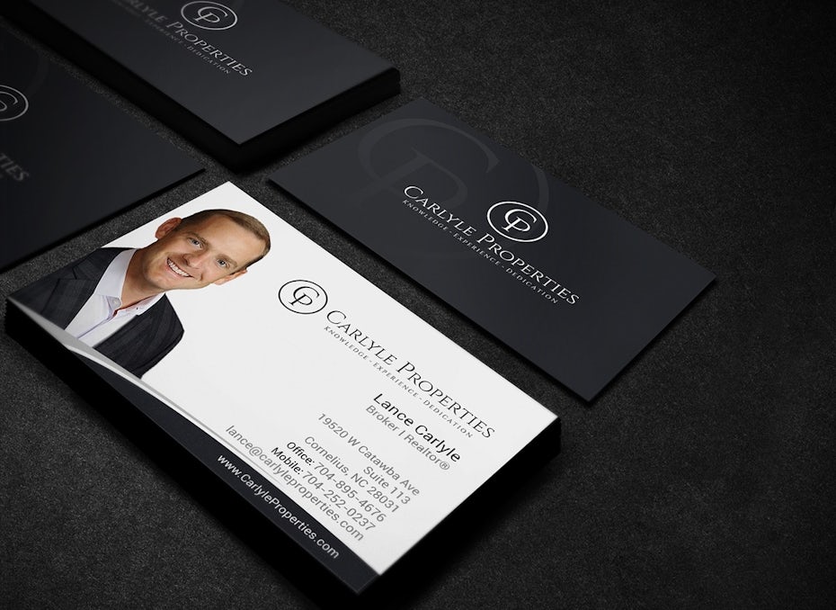Carlyle properties business card