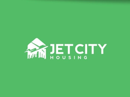 Jet & skyline logo