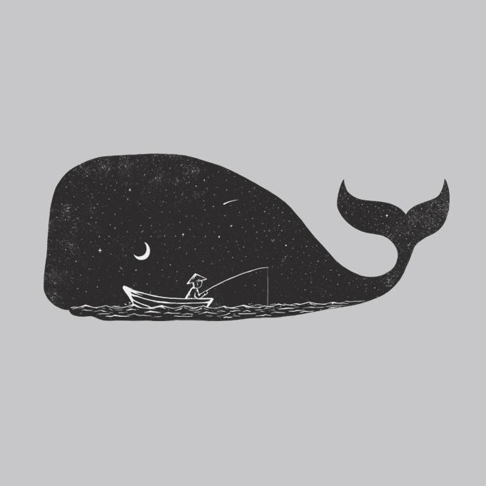Illustration of a fisherman