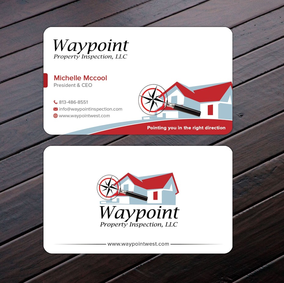 Waypoint Property Inspection business card