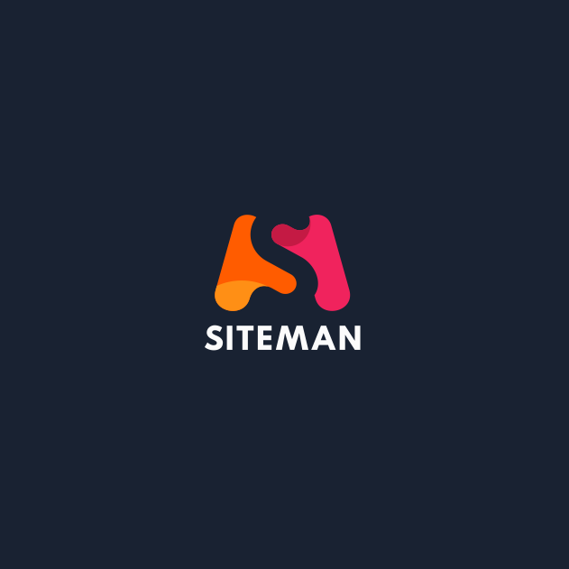 A logo design using negative space