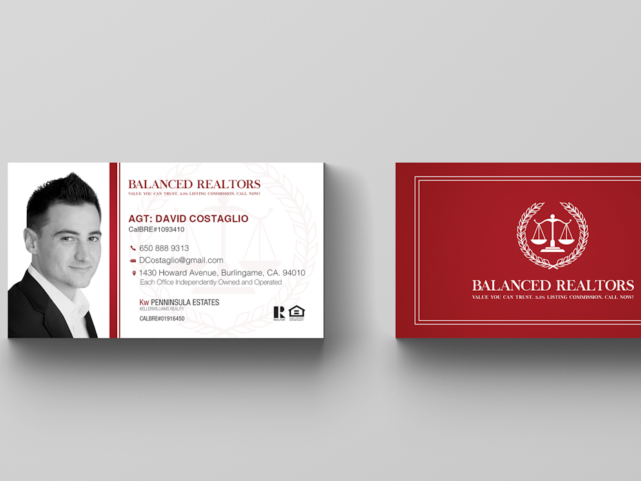Balanced Realtors Business Card