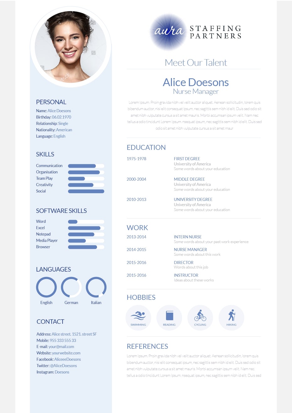 resume