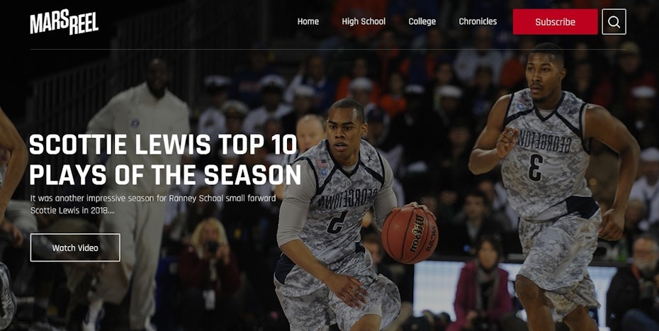 火星卷轴网站设计