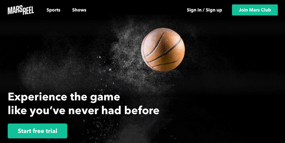 Website design mars reel