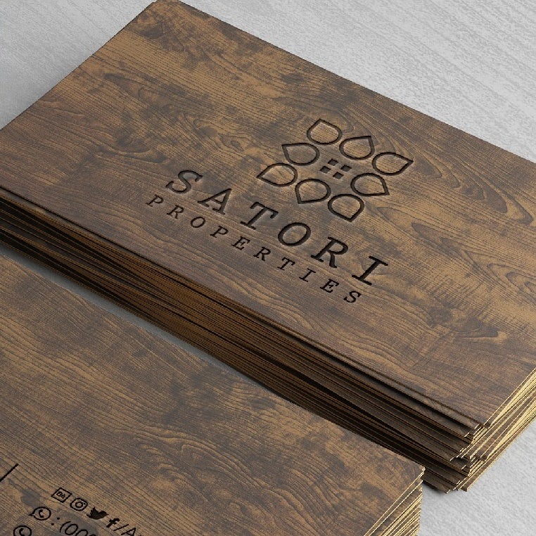 Flower design business card