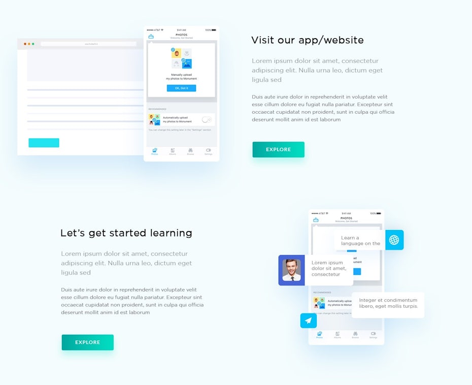 educational web design