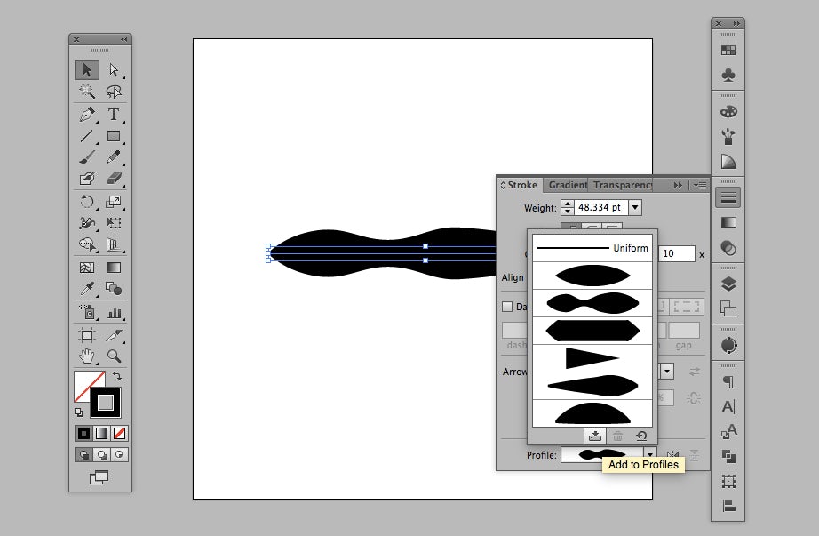 Adobe Illustrator width tool 