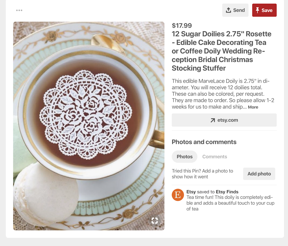 Product Pin showcasing a stocking stuffer idea