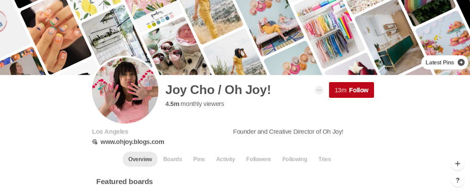 Joy Cho/Oh Joy! Pinterest page