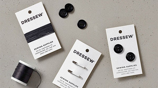 Sewing business card