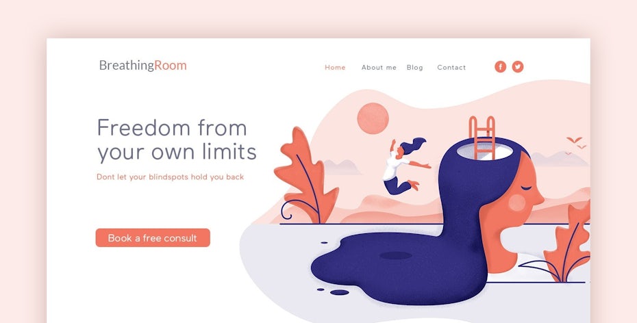 Free your mind surreal web design
