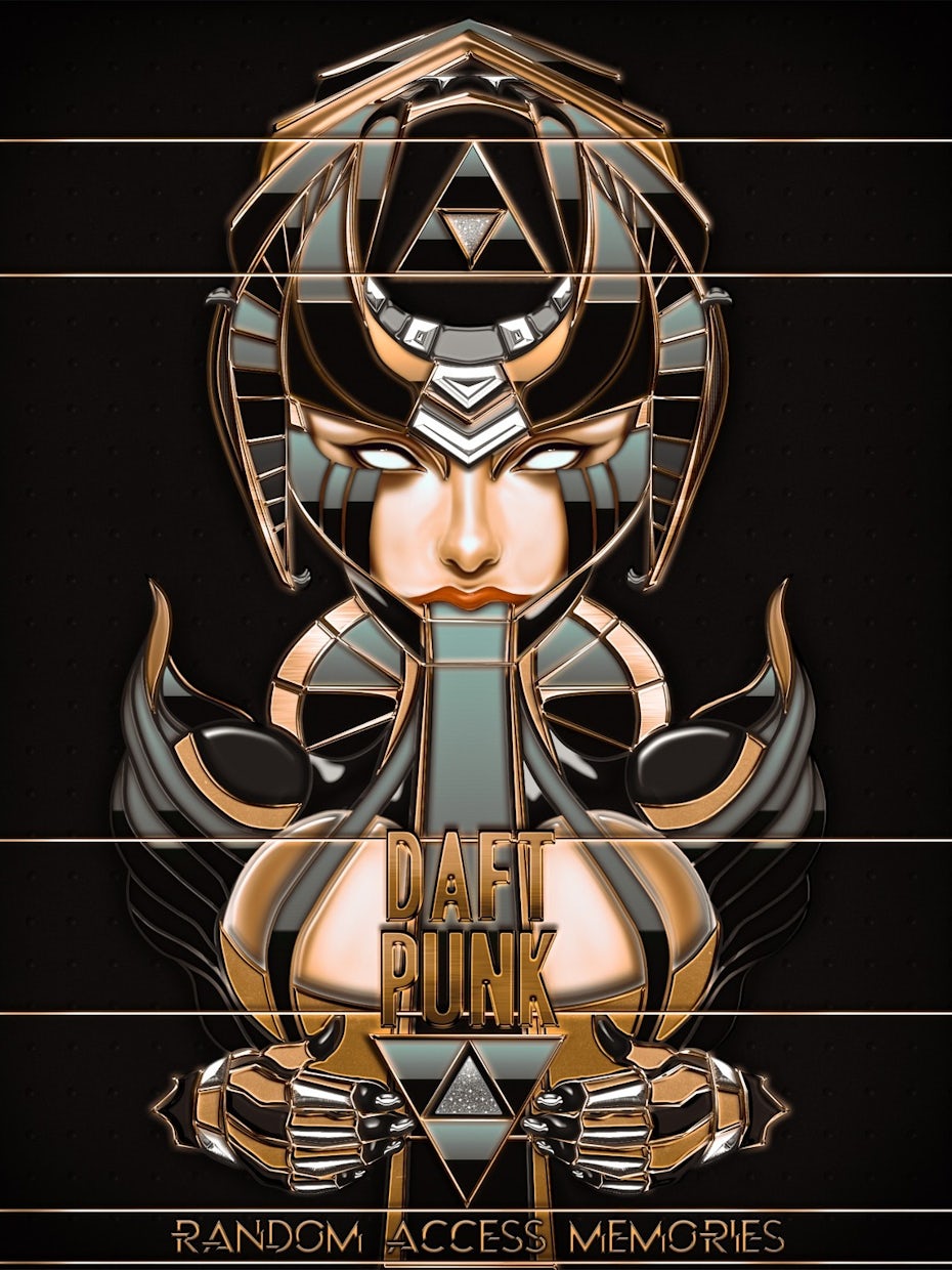 biomechanical head, chest, and hands