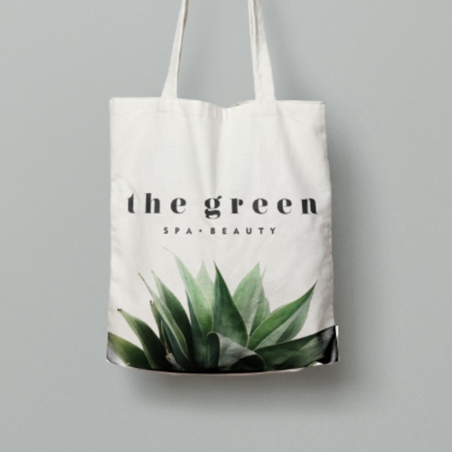 The Green Spa and Beauty logo