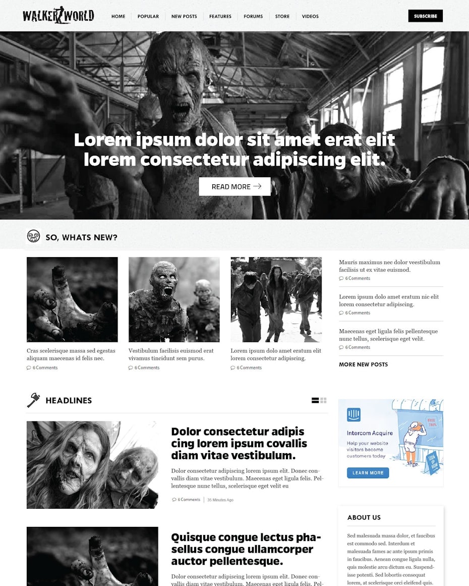 blog design