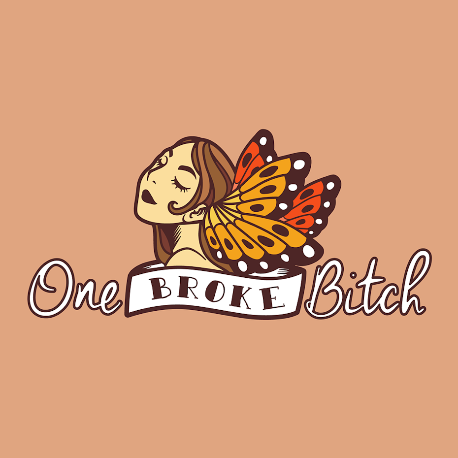 One Broke Bitch logo