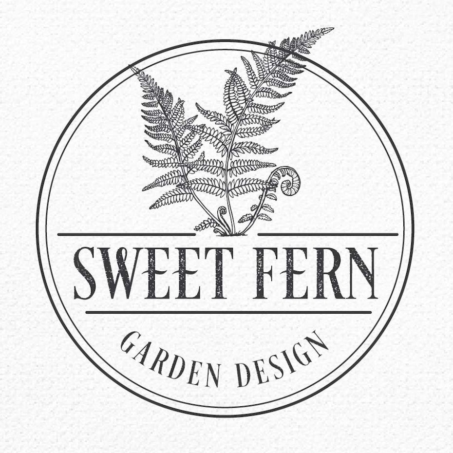 Sweet Fern Garden Design logo