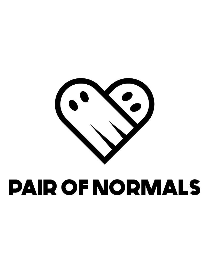 Ghosts as heart surreal logo