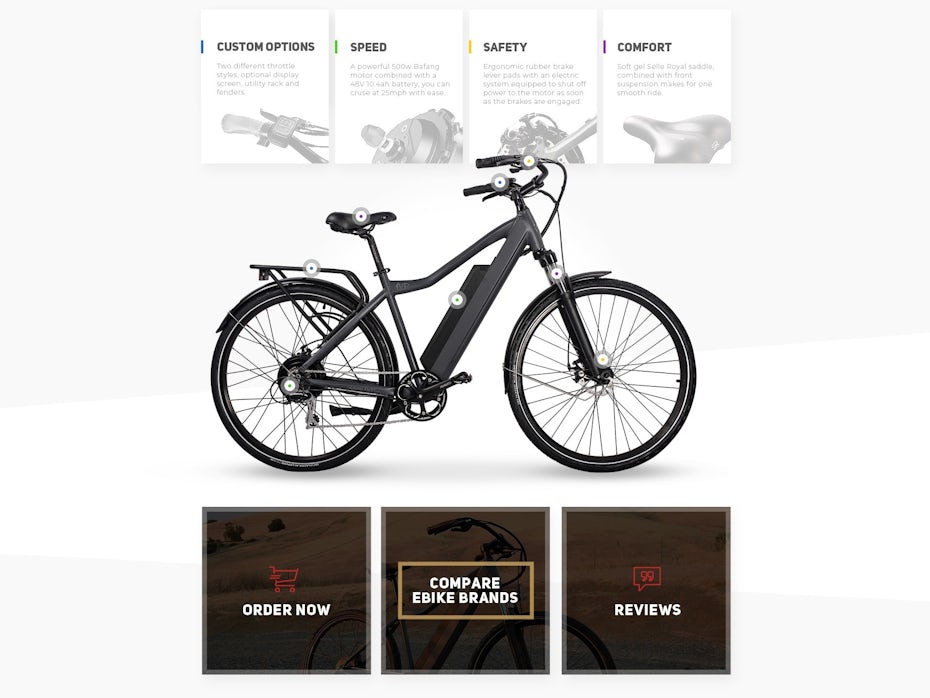 Bike website design