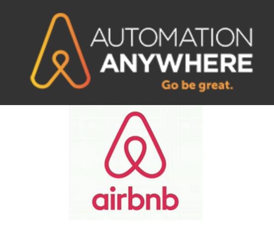 Automation Anywhere and airbnb logos