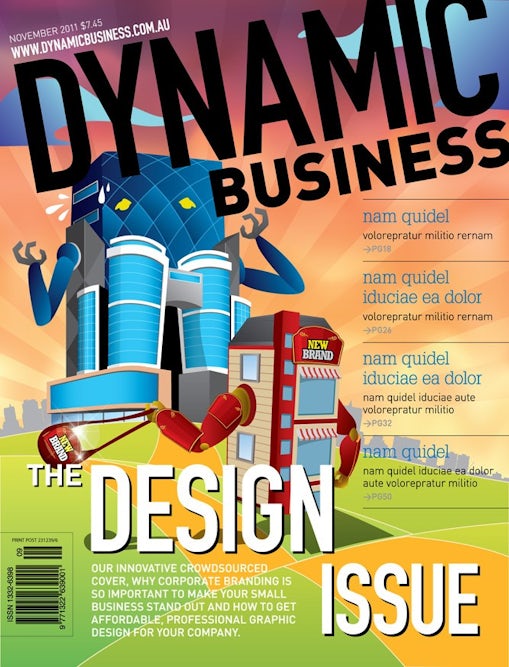 magazine cover design samples