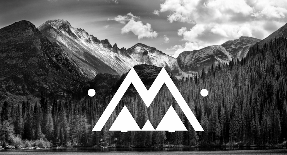 Mountain-themed logo