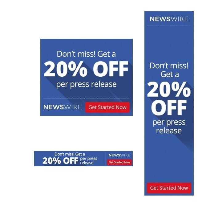 NewsWire banner ad design