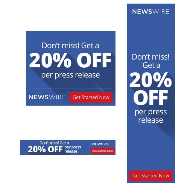 NewsWire banner ad design