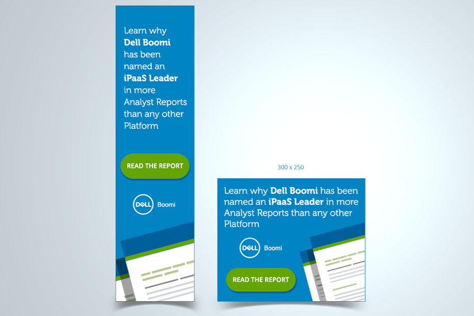 Dell Boomi Banner ad design