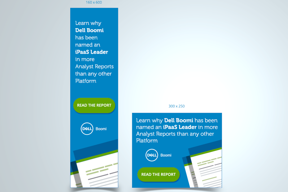 Dell Boomi Banner ad design